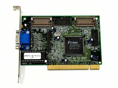 STB Systems Sprint 32 Trident TGUI9440AGi 1MB PCI VGA Video Card 210-0168-001