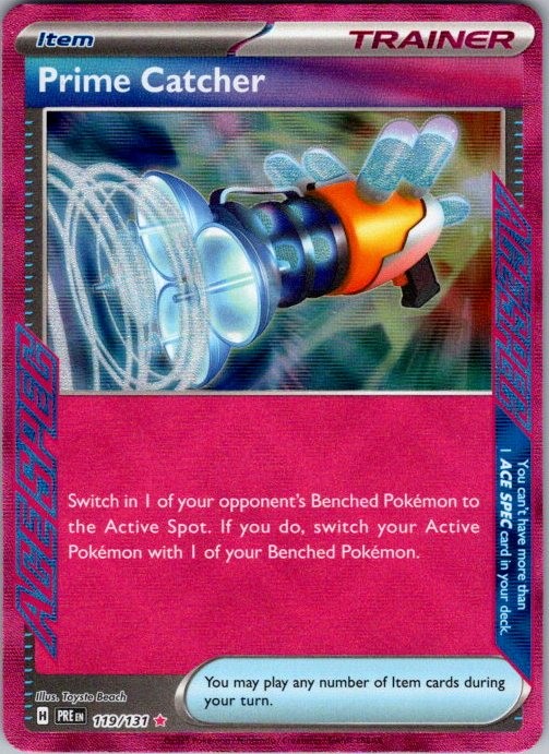 Prime Catcher ACE SPEC Rare SV05: Temporal Forces 157/162 NM