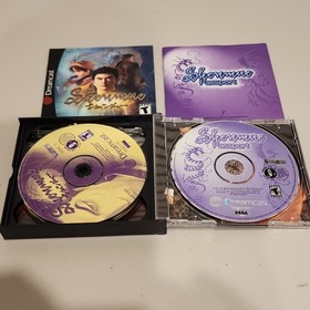 SEGA Shenmue Sega Dreamcast Multi-Disc Manual Passport Disc Game Set