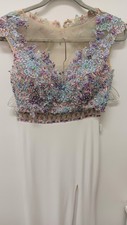 2 Piece Beaded Size 4 Prom Formal Dress