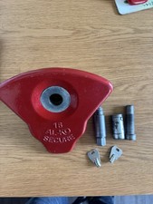 Alko No 16 Caravan Wheel Lock with 2 Keys Heavy Duty Anti Theft Caravan Trailer