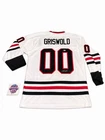 Chevy Chase Signed NHL Clark Griswold Chicago Blackhawks Jersey Beckett COA