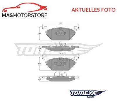 SATZ BREMSBELÄGE BREMSKLÖTZE VORNE TOMEX BRAKES TX 12-10 P NEU OE QUALITÄT