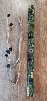 Super SAS815TQ Rev 1.00  4 x 3.5  LFF Backplane für CSE-819U mit SAS/SATA Kabel
