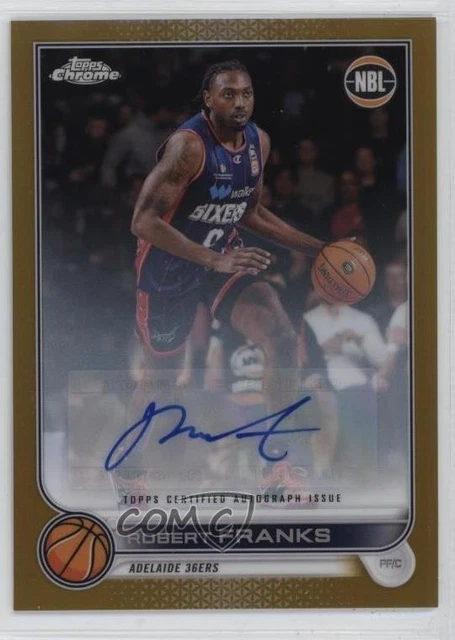 2022 Topps Chrome NBL National Basketball League 7/50 Robert Franks #4 Auto 06kk