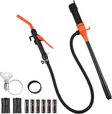 Automotive Oil & Fluid Transfer Pump 2.2 GPM | Battery Powered Electric Siphon P