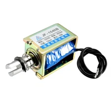 DC 12V 24V 360mA-50A Pull Push Type Frame Linear Motion Solenoid Electromagnet