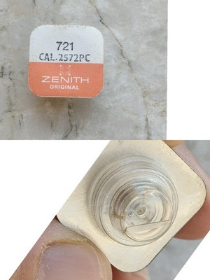 70s ZENITH 721 AUTOMATIC Cal. 2572pc COMPLETE WATCH BALANCE COMPLETE BALANCE 