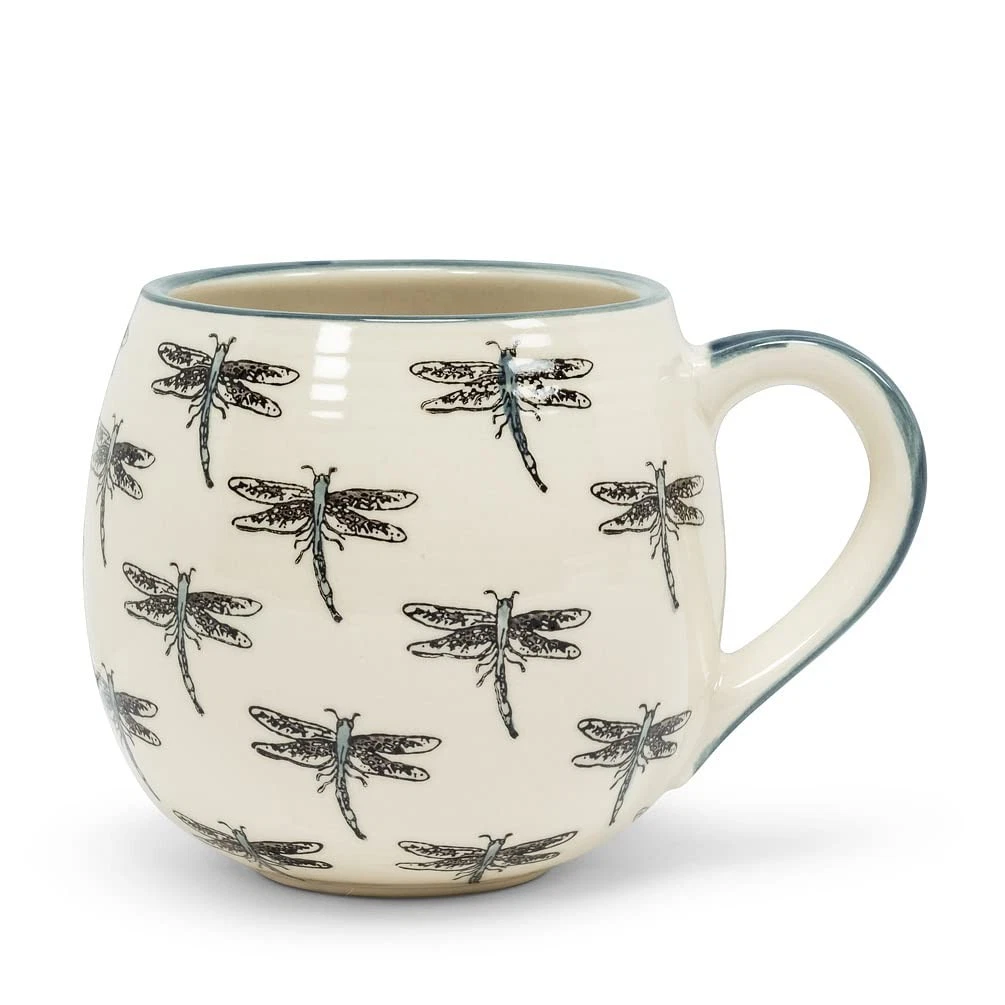 Abbott Collection Dragonfly Ball Mug
