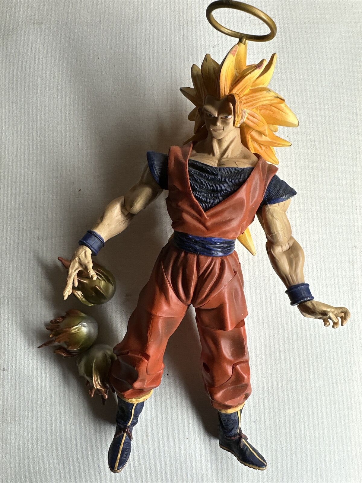 Goku S. Sayajin 3 C/ Shenlong, Action Figure Colecionável, Dragon Ball Z