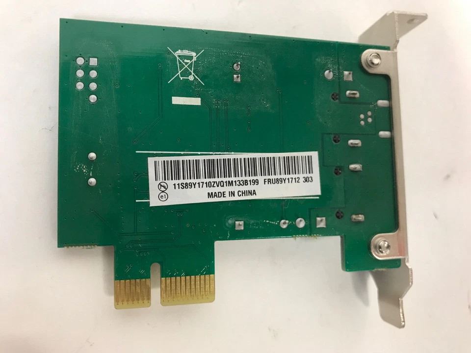 LENOVO 89Y1712 DUAL PORT IEEE 1394 FIREWIRE CONTROLLER LOW PROFILE QTY 5 - Image 2 of 4