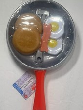 Children Pretend To Play Kids 3 Kitchen Toy Sets, Mini Plastic Frying Pan New