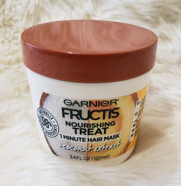 Garnier Fructis Nourishing Treat 1 Minute Hair Mask + Coconut Extract 3