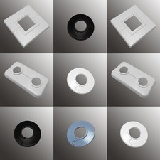 Abdeck Rosetten für HEIZKÖRPER Heizungsrohr Kupferrohr ABDECKROSETTE 8-60