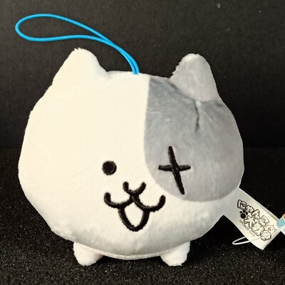 The Battle Cats Neko Nyanko Great War Cat Axe Plush Toy Strap SK