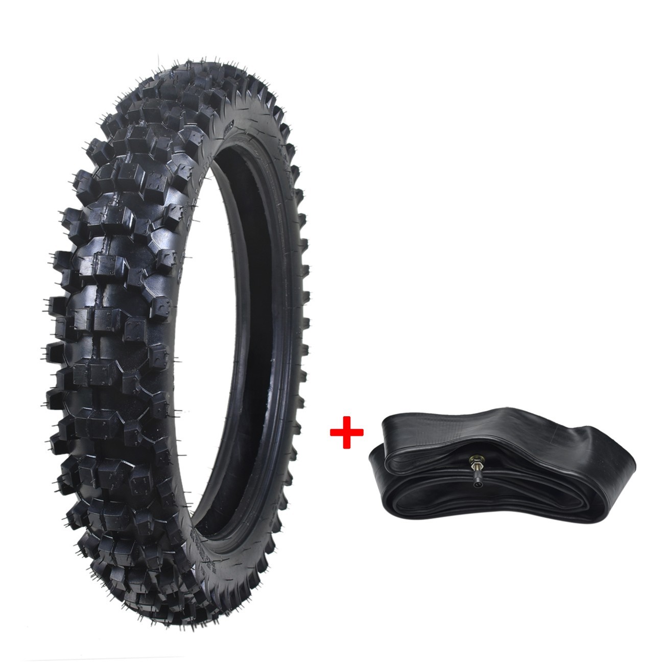 17 In Spare Donut Tire GL 3.00-21 80/100- 21" Inch Front Knobby Tyre Tire Tube PIT PRO Trail Dirt Bike 100 80 17 Tire - Foto 7