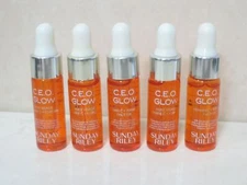SUNDAY RILEY C.E.O GLOW VITAMIN C + TURMERIC FACE OIL 0.17oz LOT OF 5