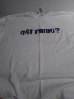 T-shirt- XL- Got Romo?- White- Used | eBay