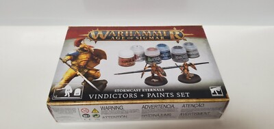 Warhammer Age of Sigmar Stormcast Eternals Vindictors + Paints Set UR