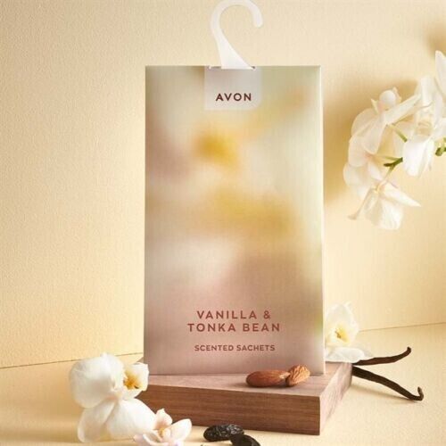 Avon Vanilla & Tonka Bean Candle, Scented Sachet, Wax Melts, Reed Difuser - Picture 5 of 7