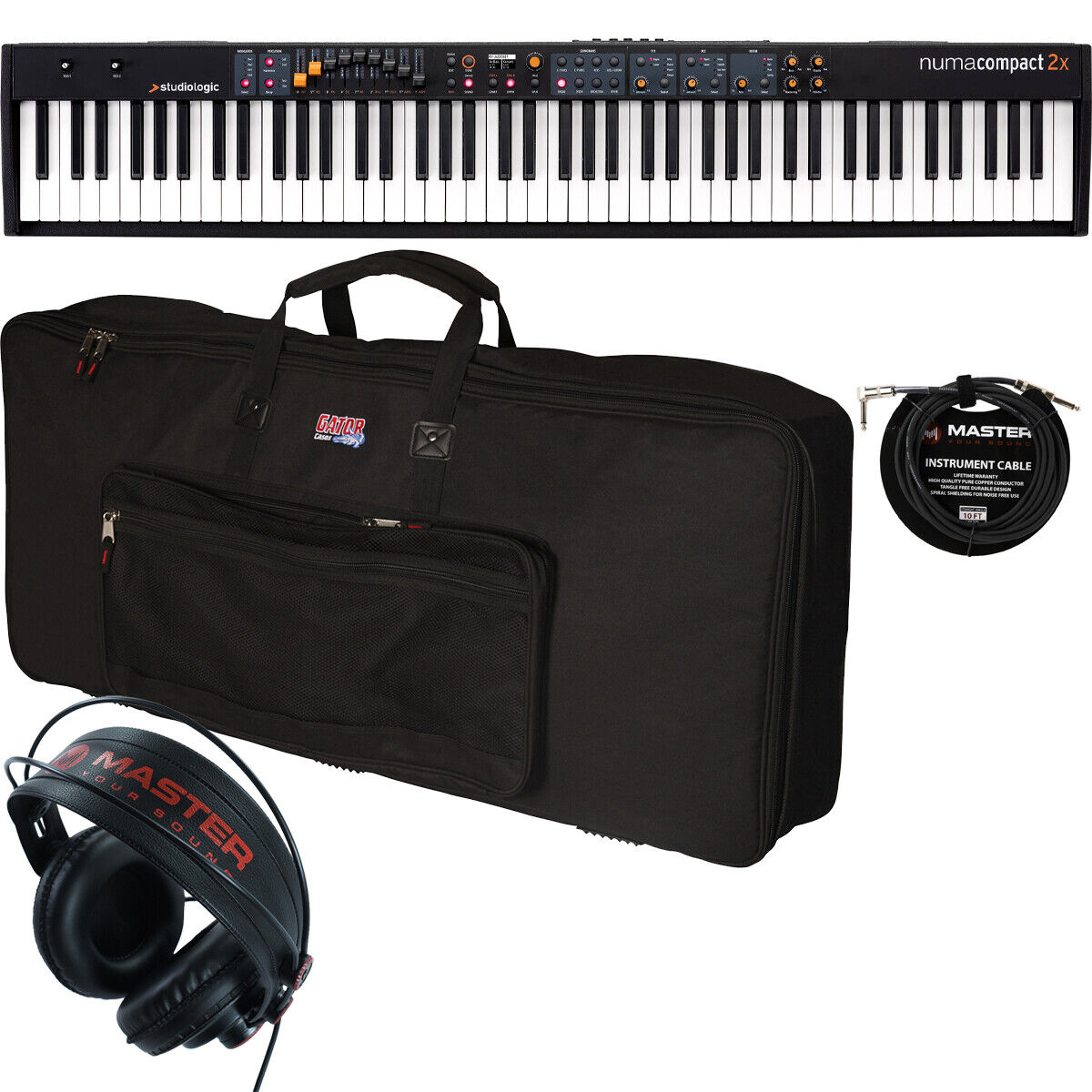 Studiologic Numa Compact 2x 88-Key Keyboard w/ Bag Studiologic Numa Compact 2x 88-Key Keyboard w/ Bag