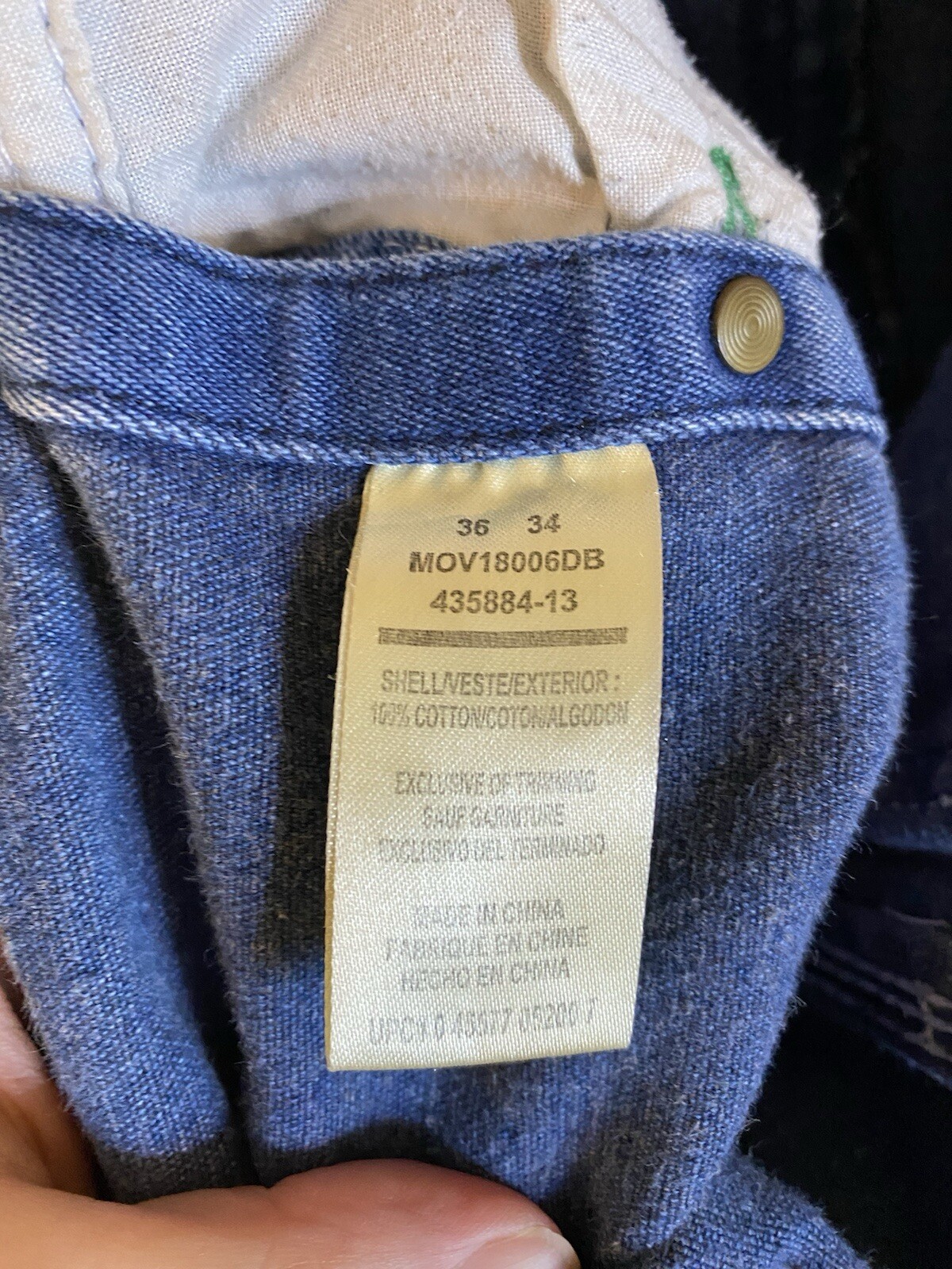 Liberty Overalls Men 36x30 Blue Denim Bib Straight Leg Workwear Farm Chore