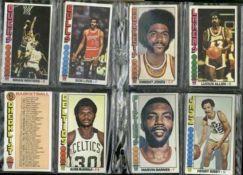 Juego de baloncesto Topps 1976 casi completo 139/144 EX a NUEVO Jabbar Missing Commons - Imagen 5 de 8