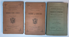 lot 3 anciens livres de mathématiques - M. Félix-Fraiche / N. Jarry