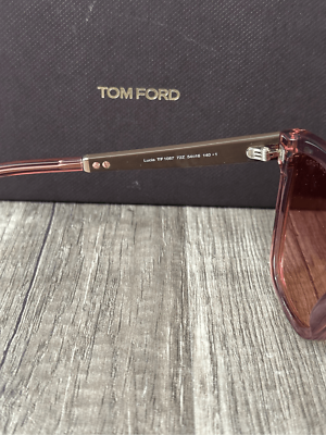 TOM FORD LUCIA PINK TRANSPARENT ACETATE SUNGLASSES $495 NWT TOM FORD LUCIA PINK TRANSPARENT ACETATE SUNGLASSES $495  main image 2