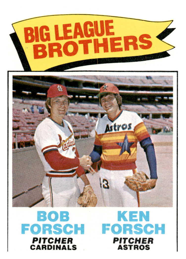 1977 Topps Big League Brothers - Bob Forsch / Ken Forsch BLB 632
