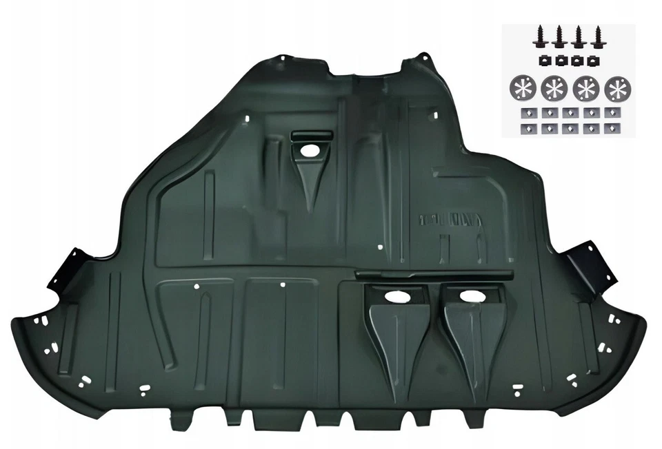 PLAQUE COUVERCLE CACHE PROTECTION SOUS MOTEUR + CLIPS POUR AUDI TT 1998-2006 - Photo 2/2