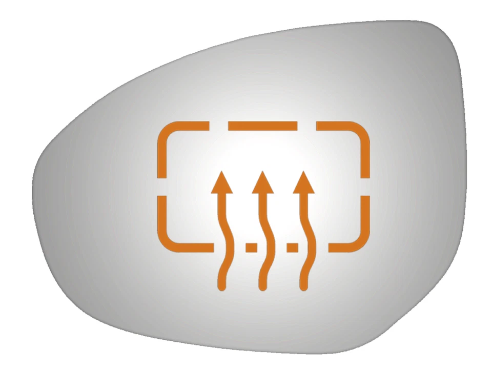 Nuevo espejo retrovisor eléctrico izquierdo plano de repuesto para Mazda 2 11-14 sin placa de respaldo Foto 3 de 4