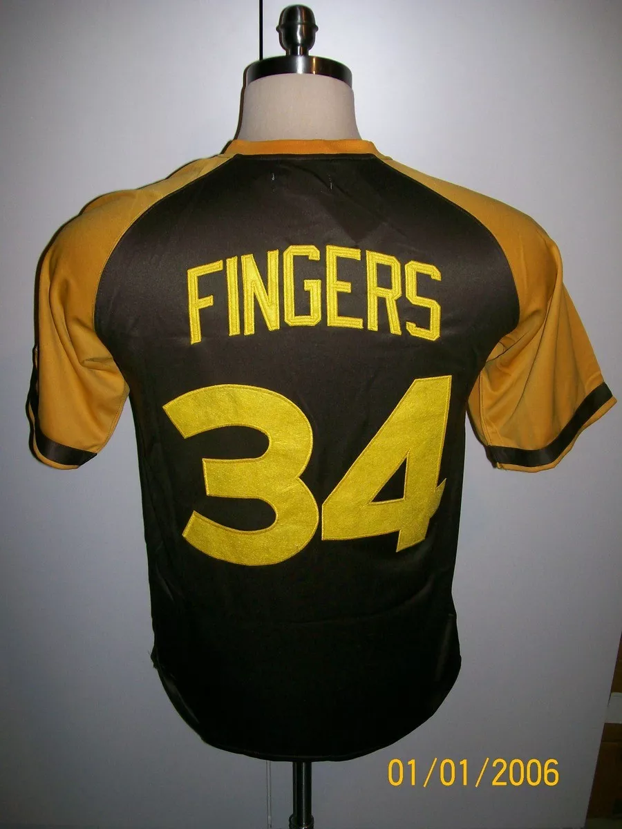 ROLLIE FINGERS UNSIGNED SAN DIEGO PADRES JERSEY HOF92