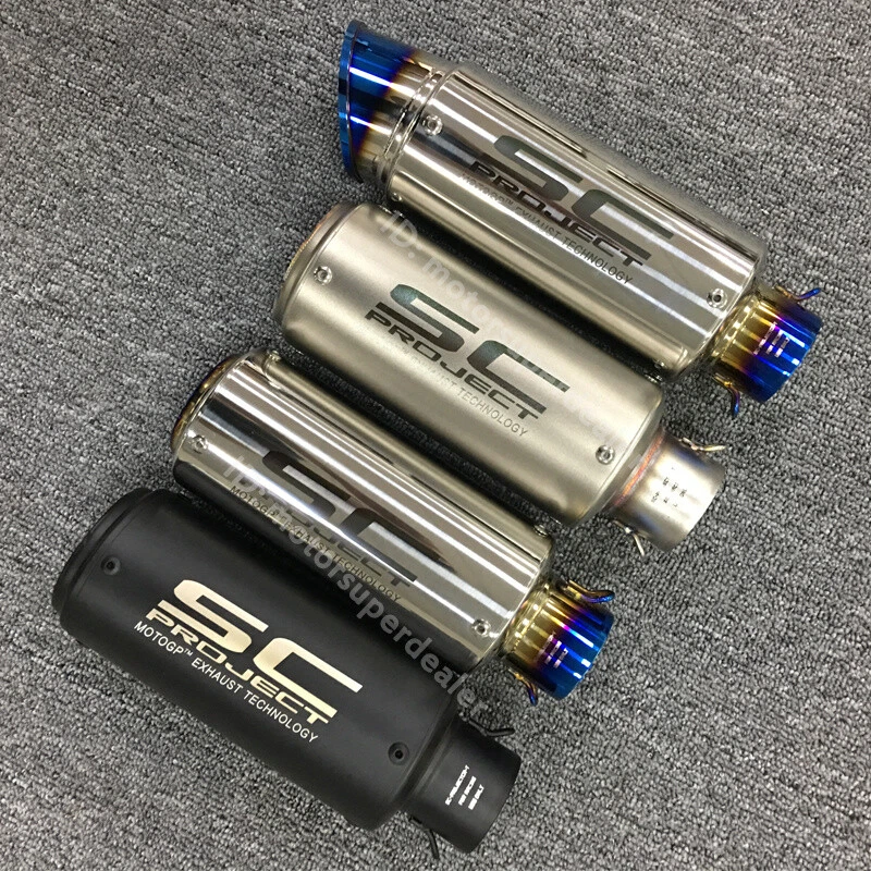 Deslizable para Kawasaki Ninja ZX10R 2004-2005 tubo de escape medio silenciador de reemplazo Foto 3 de 4