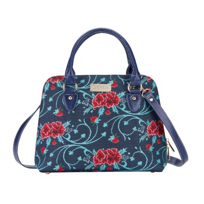 Signare Gobelin Frida Kahlo Nelke wandelbare Tasche Top-Henkeltasche für Damen