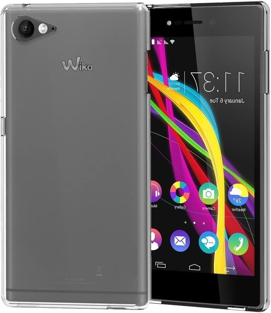 For WIKO HIGHWAY PURE SHOCKPROOF TPU CLEAR CASE SOFT SILICONE BACK SLIM COVER