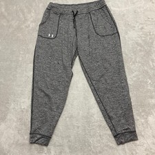 Under Armour Women's UA Twist Tech Jogger Pants HeatGear Gray Size Medium