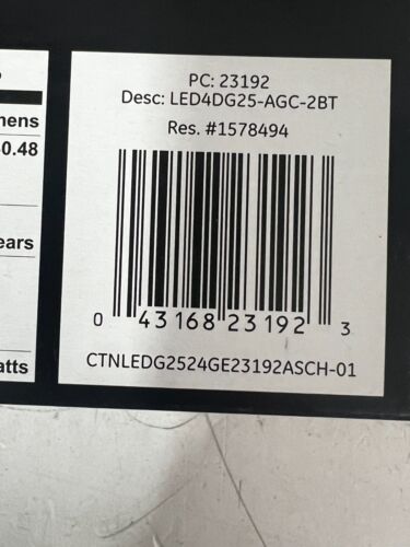 QTY 12 GE 40W (4W Equiv) Globe Style Antique Filament LED G25 Light Bulbs 23192 - Picture 10 of 13