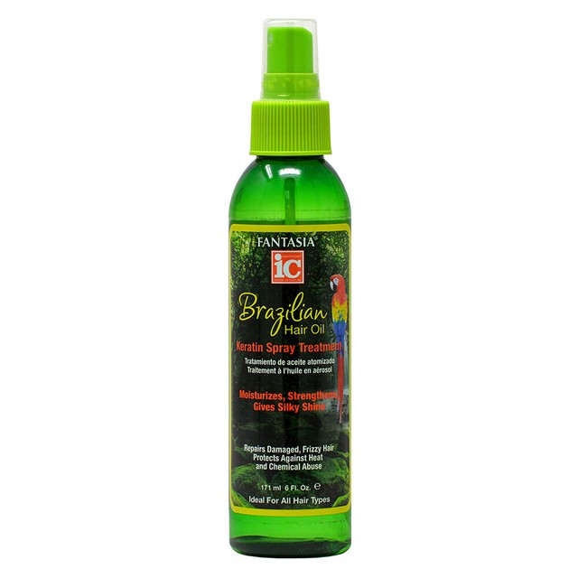 Fantasia Brazilian Hair Oil Keratin Spray Treatment 6oz w/Free Nail eBay