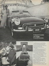 1972 MG MGB GT Ad Vintage Magazine Advertisem...