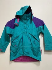 Vintage EMS Eastern Mountain Sports 1980s Windbreaker Hooded Jacket Women’s M