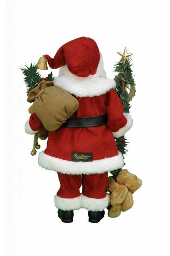 KAREN DIDION ORIGINALS THE LIGHTED MUSICAL CHRISTMAS SANTA FIGURINE~NEW-LAST - Picture 2 of 2