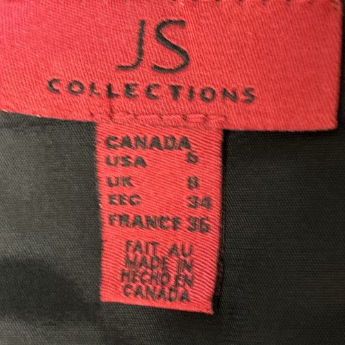 JS Collections Size 6 Bustier Halter Black Satin Evening NYE Party Festive Top - Picture 13 of 24