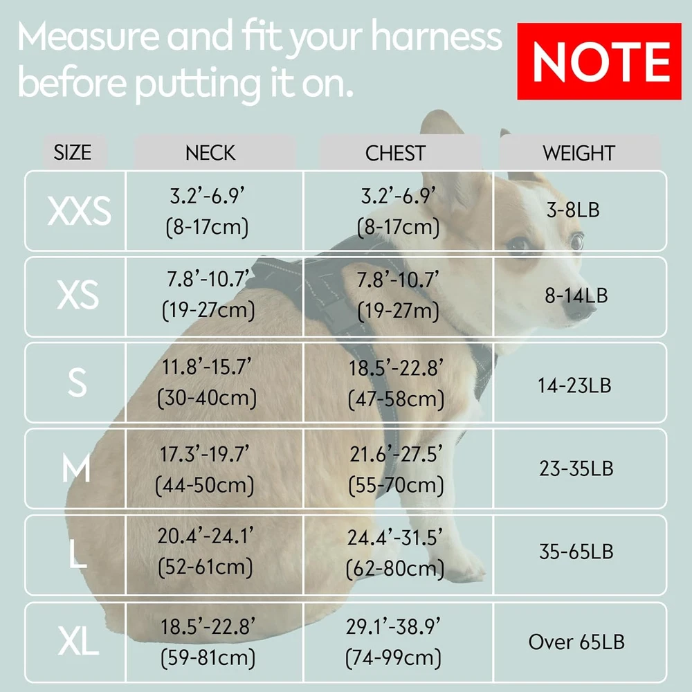 Dog Harness Dog Harness, No-Pull Pet Harness for Small Dogs Puppy Adjustable Sof