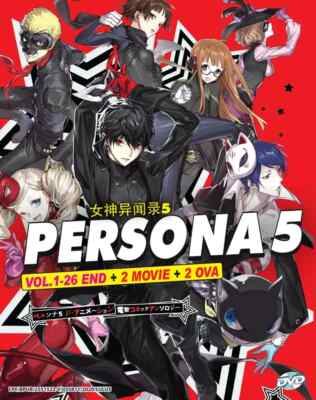 Persona 5 The Animation Complete Anime DVD (Vol. 1-26 End) + 2