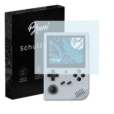 Bruni 2x Folie für Anbernic RG351V Schutzfolie Displayschutzfolie