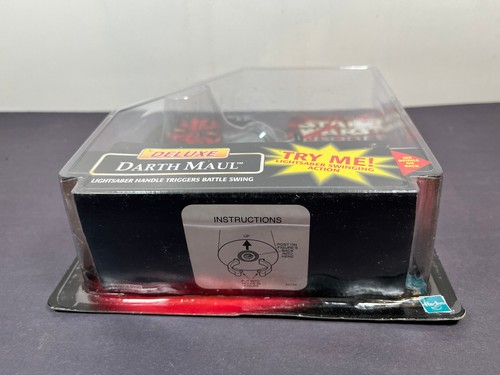 Star Wars Episode I Deluxe DARTH MAUL Lightsaber Battle Swing Figur 1998 Hasbro - Bild 6 von 9