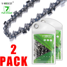 2PACK 24" Full Chisel Chainsaw Chain For Husqvarna 455 Rancher 3/8" .050 84DL