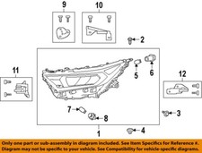 TOYOTA OEM 19-23 RAV4 Prime Headlamp Components-Repair Bracket 8119442050