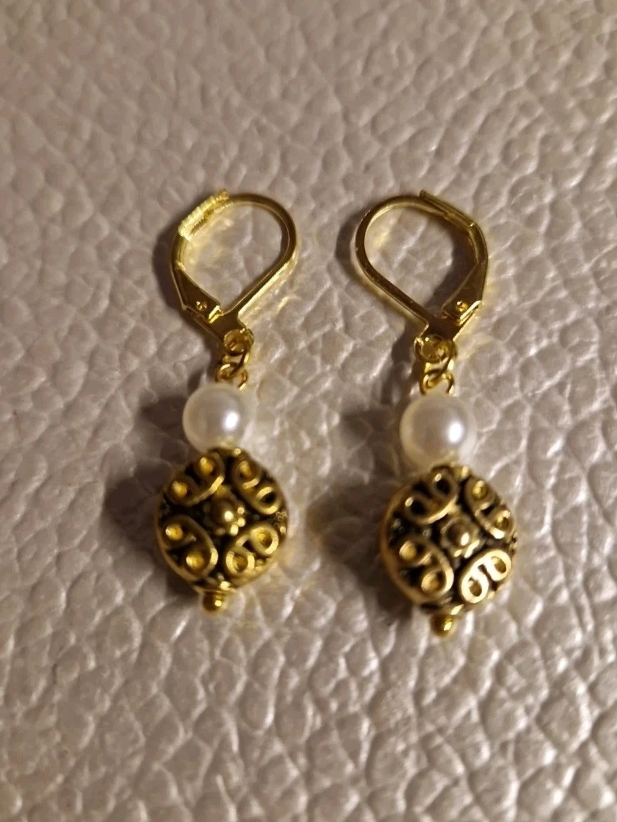 Orecchini Lunghi Con Perle E Nappa Per Donna - Placcati Oro 14K, Ipoallergenici, Eleganti Pendenti - Regalo Per Ragazze E Mamme